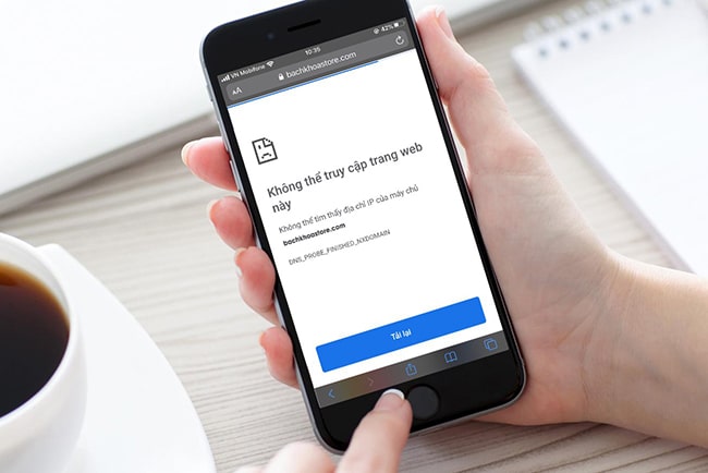 Không thể truy cập trang web này